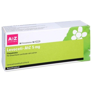 LEVOCETI-AbZ 5 mg Filmtabletten Produktbild