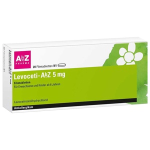 LEVOCETI-AbZ 5 mg Filmtabletten Produktbild