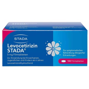 LEVOCETIRIZIN STADA 5 mg Filmtabletten Produktbild