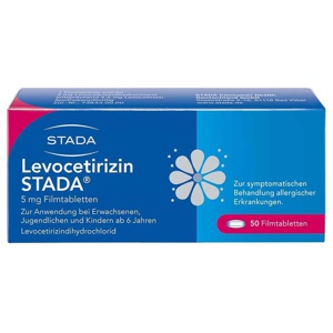LEVOCETIRIZIN STADA 5 mg Filmtabletten Produktbild