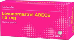 Levonorgestrel ABECE tablett 1,5 mg 1 st produkt bild