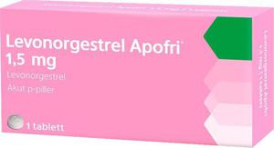Levonorgestrel Apofri, tablett 1,5 mg, 1 st produkt bild