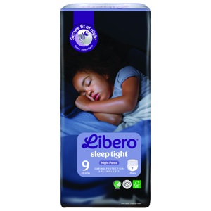 Libero Sleep Tight 9 Nattbleie 22/37 kg 10 stk produktbilde
