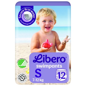 Libero Swimpants badebleier S (7-12 kg) 12 stk produktbilde