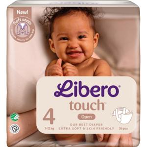 Libero Touch 4 Öppen Blöja 7-12 kg 36 st produkt bild