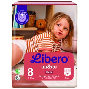 Libero Up&Go 8 Buksebleier 19-30 kg 14 stk produktbilde