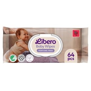 Libero Vådservietter 64 stk. produktbillede