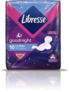 Libresse Goodnight Ultra+ Wings Binda 10 st produkt bild