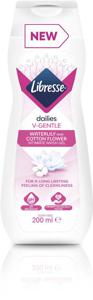 Libresse Dailies V-Gentle Intimtvätt Waterlily 200 ml produkt bild