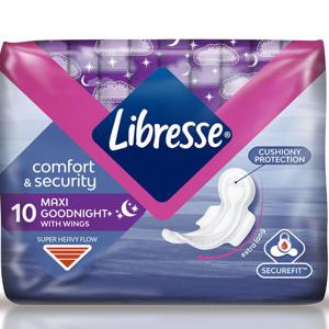 Libresse Maxi Goodnight 10 st produkt bild