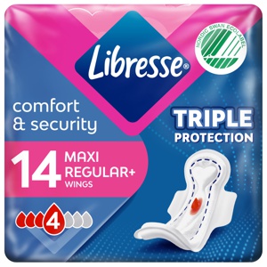 Libresse Maxi Normal Wing 14 stk produktbillede
