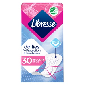 Libresse Trusseindlæg Normal 30 stk produktbillede