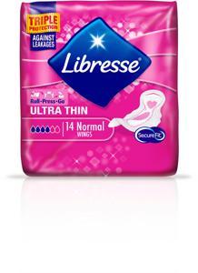 Libresse Ultra Thin Normal Wing 14 st produkt bild