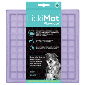 LickiMat Playdate Classic Slickmatta Lila 20 cm produkt bild