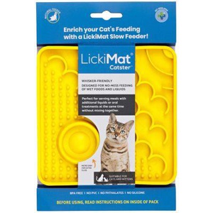 LickiMat Schleckmatte für Katzen Catster, gelb Produktbild