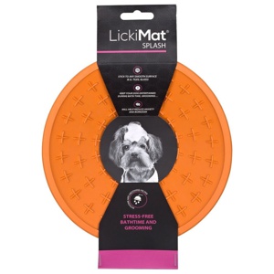 LickiMat Splash Slickmatta Orange produkt bild