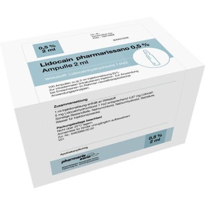 LIDOCAIN pharmarissano Ampulle 0,5% 2 ml Inj.-Lsg. Produktbild