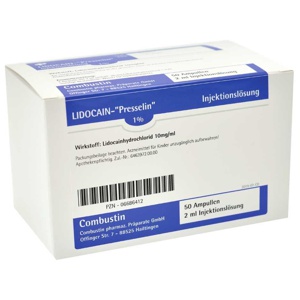 LIDOCAIN Presselin 1% Injektionslösung Ampullen Produktbild
