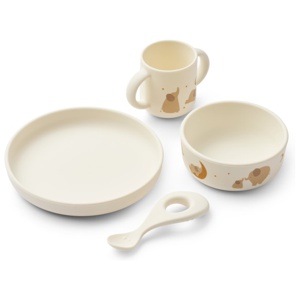 Liewood Vivi Silikonset Elephant (Creme de la creme) produkt bild