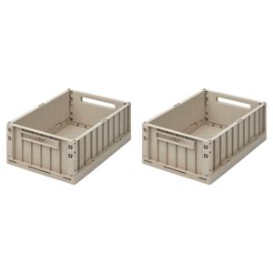 Liewood Weston Förvaringslåda M Beige 2 st produkt bild