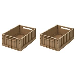 LIEWOOD Weston Förvaringslåda M Oat 2-pack produkt bild