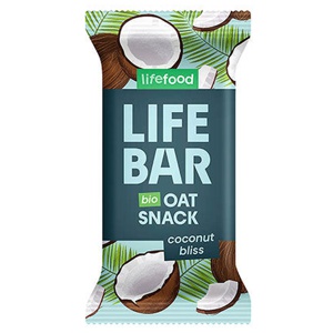 Lifebar Havre Snack Coconut Bliss Økologisk   40 g produktbillede