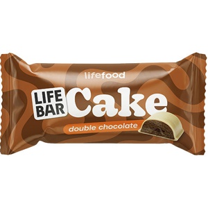 Lifefood Lifebar Cake Double Chocolate Økologisk   35 g produktbillede