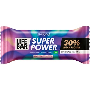 Super Power proteinbar - almond cookie Ø - 40 gram produktbillede