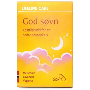 Lifeline Care God søvn kapsler 60 stk produktbilde