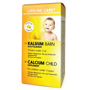 Lifeline Care Kalsium Barn, 60 stk. produktbilde