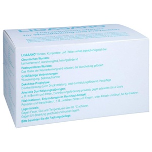 LIGASANO weiß Verband 1x10x10 cm steril Produktbild