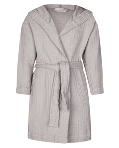 Lille Kanin Bathrobe Muslin Brown Smoke 5-6 years produktbillede