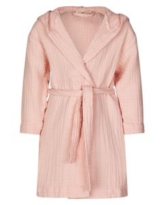 Lille Kanin Bathrobe Muslin Rose Smoke 3-4 years produktbillede