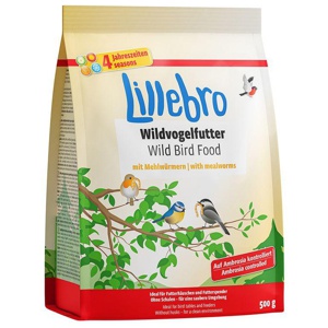 Lillebro Wildvogelfutter mit Mehlwürmern Produktbild