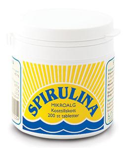 Lindroos Spirulina 200 tabletter produkt bild