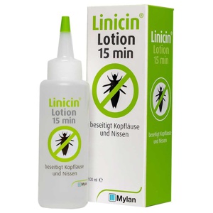 LINICIN Lotion 15 Min. ohne Läusekamm Produktbild