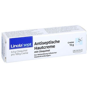 LINOLA sept Antiseptische Hautcreme mit Clioquinol Produktbild