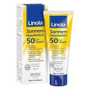 LINOLA Sonnen-Hautmilch LSF 50 Produktbild