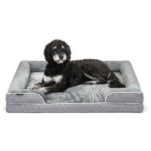 Lionto orthopädisches Hundebett mit erhöhtem Rand rutschfest S Produktbild