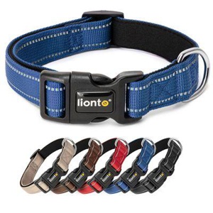 Lionto verstellbares Hundehalsband blau XS Produktbild