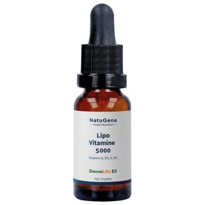 NatuGena Lipo Vitamine 5000 DavosLife E3 700 Tropfen 20 ml Öl Produktbild