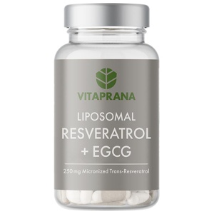 Liposomal Reservatrol + EGCG 30 kapslar produkt bild