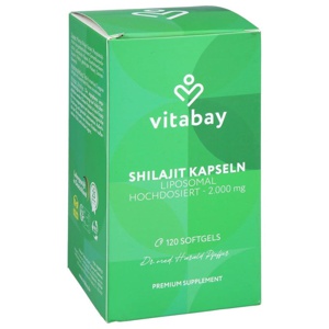 Liposomales Mumijo Shilajit 1000mg hochdosierste Weichkapseln, 120 St Weichkapseln Produktbild
