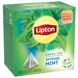 Lipton Green Tea Intense Mint 20 st produkt bild