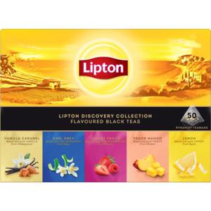 Lipton Svart Pyramidte Collection Taste 50 tepåsar produkt bild