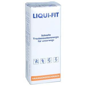 LIQUI FIT flüssige Zuckerlösung Orange Beutel 12 St Beutel Produktbild