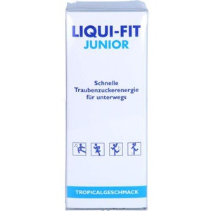 LIQUI FIT Junior flüssige Zuckerlösung Tropi Beut. Produktbild
