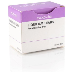 Liquifilm Tears Eye Drops Preservative-free 0.4ml Pack of 30 product image