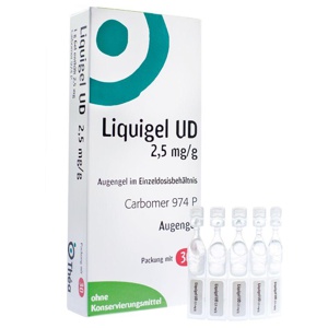 LIQUIGEL UD 2,5mg/g Augengel i.Einzeldosisbeh. Produktbild