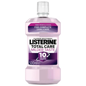 Listerine Milder Taste Mouthwash Total Care 500 ml produktbilde